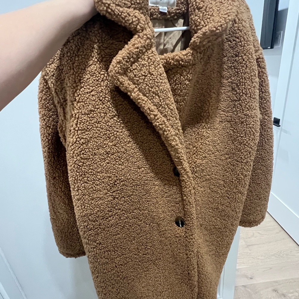 Cozy Brown Teddy Coat